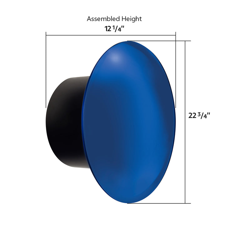Aero Full - Moon Rear Axle Cover Kit - Indigo Blue
