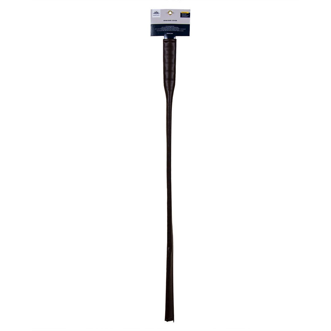35" Driver Assist Grab Bar Cover - Brown Engineered Leather