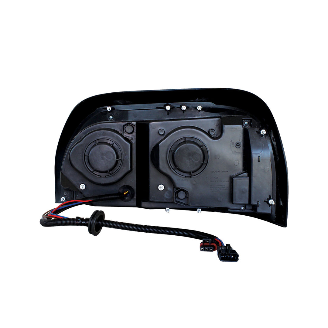 Chrome Headlight With LED Turn Signal &amp; Light Bar For 1996-2010 Freightliner Century - Passenger