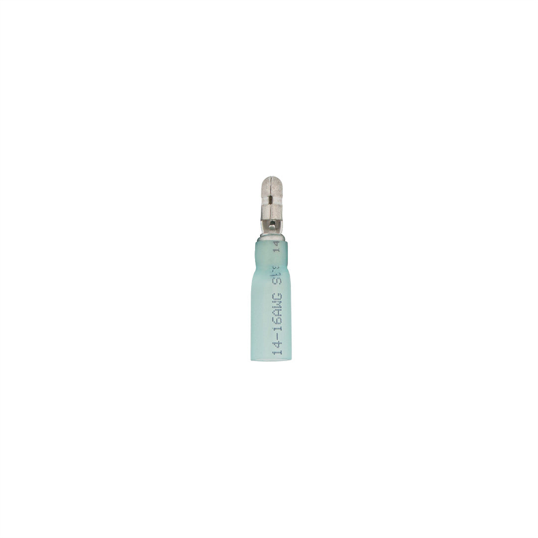 16-14 AWG .157 Tab CS Heat Shrink M Bullet - Blue (10-Pack)