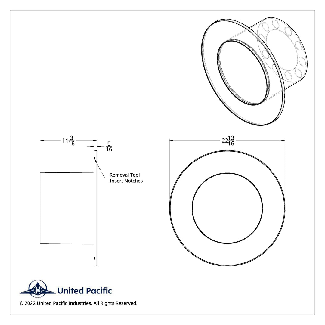 Flat Aero Rear Axle Cover Kit - Matte Black