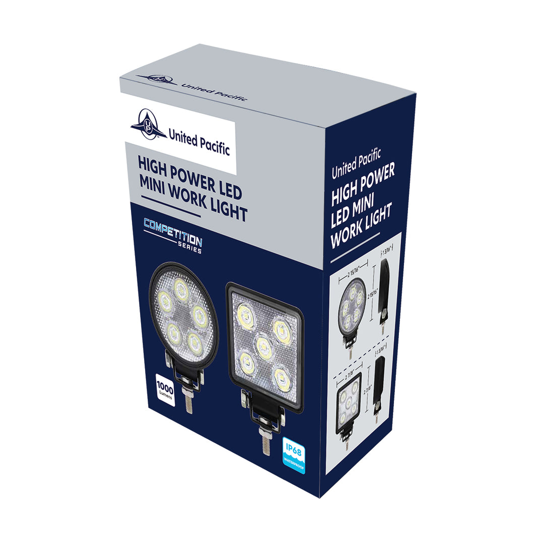 5 LED High Power Mini Work Light - Square Spot Light