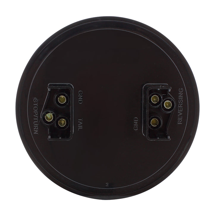 4" Round Combo Light With 12 LED Stop, Turn &amp; Tail &amp; 16 LED Back-Up - Red LED/Red Lens