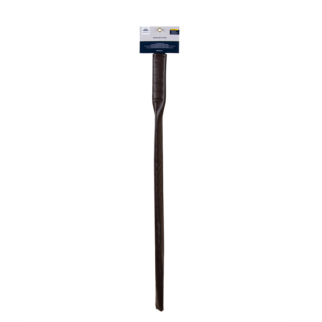 31.5" Driver Assist Grab Bar Cover - Brown Engineered Leather