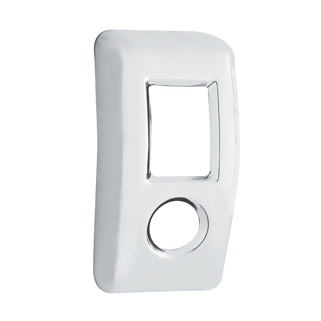 Chrome Plastic Dash Dimmer Switch Trim For 2006+ Kenworth W900/T800/T660/C500