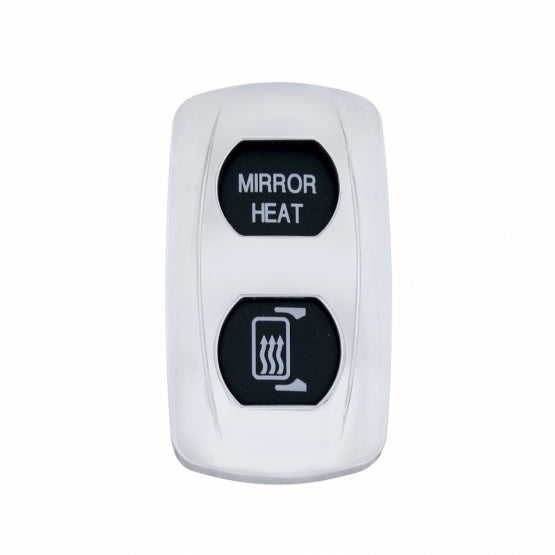 Chrome Plastic Rocker Switch Trims For Australian Kenworth (3-Pack)