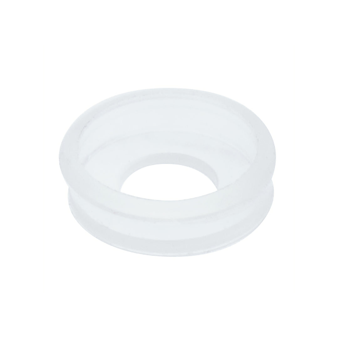 Chrome Plastic Spike Snap-On Screw Head Covers For 