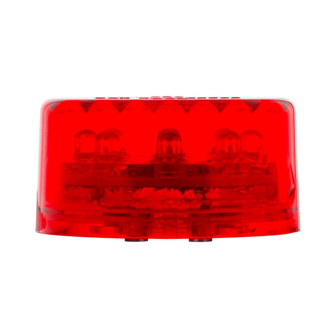 9 LED 2" Round Light (Clearance/Marker) - Red LED/Red Lens (Bulk)