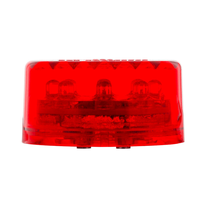 9 LED 2" Round Light (Clearance/Marker) - Red LED/Red Lens (Bulk)