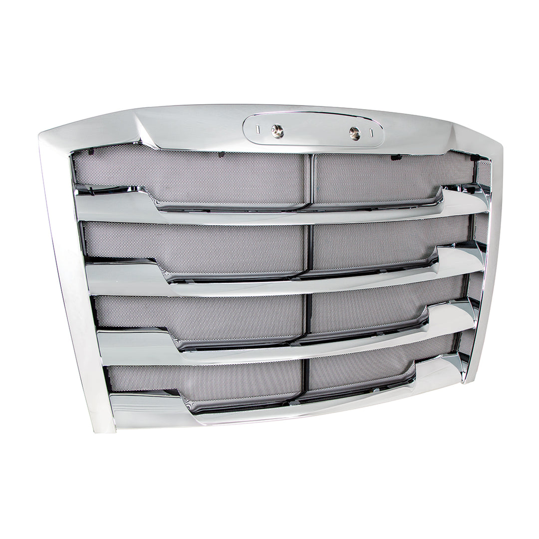 Chrome Grille With Bug Screen For 2018-2024 Freightliner Cascadia