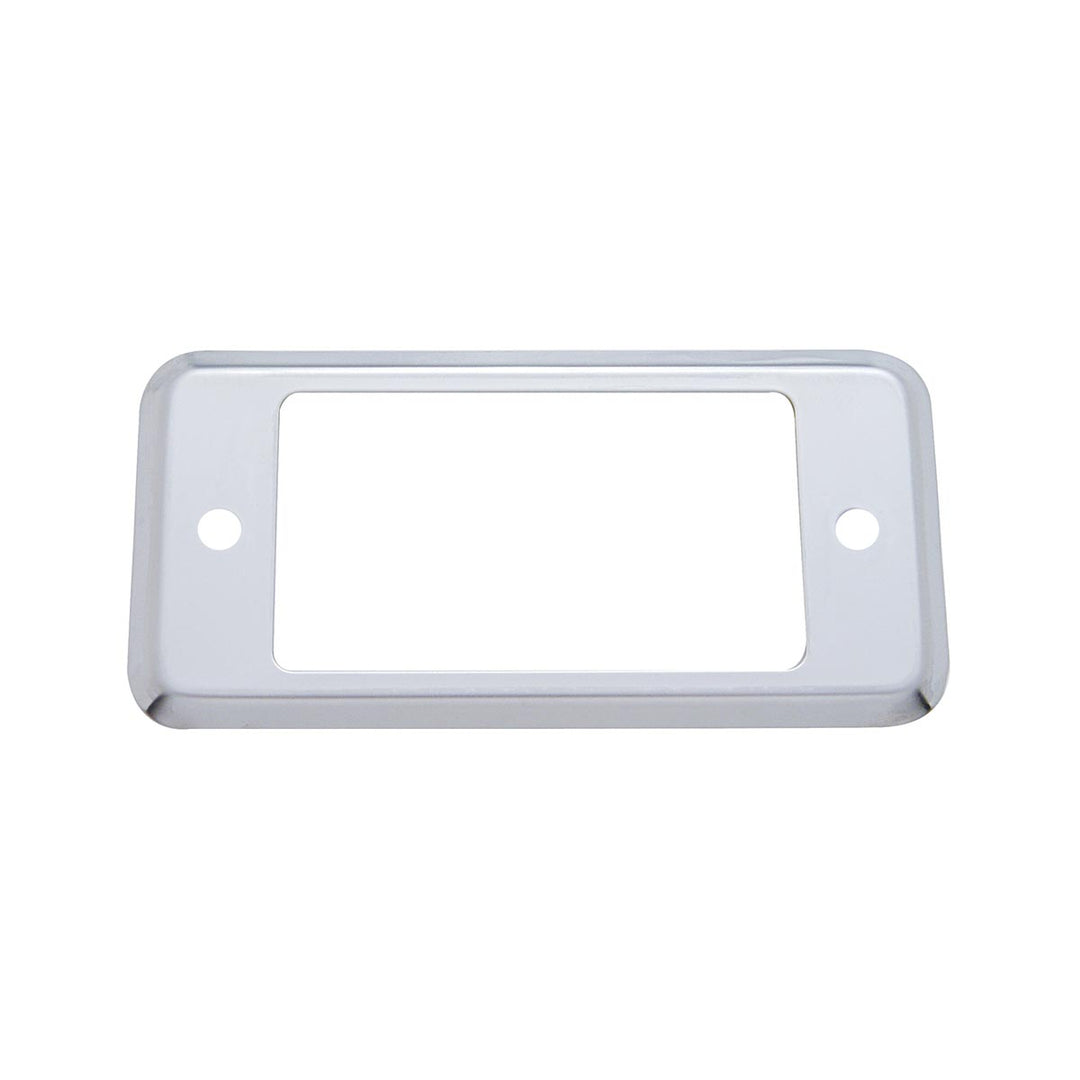 Plain Stainless "A" Panel Pocket Cover for Peterbilt