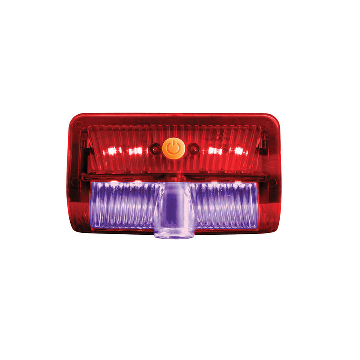 9 LED Interior Door Light With American Flag Courtesy Projector Light For 2006+ Kenworth &amp; Peterbilt Trucks