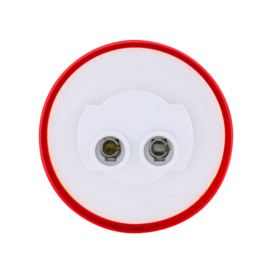 7 LED 2" Round Light (Clearance/Marker) - Red LED/Red Lens (Bulk)