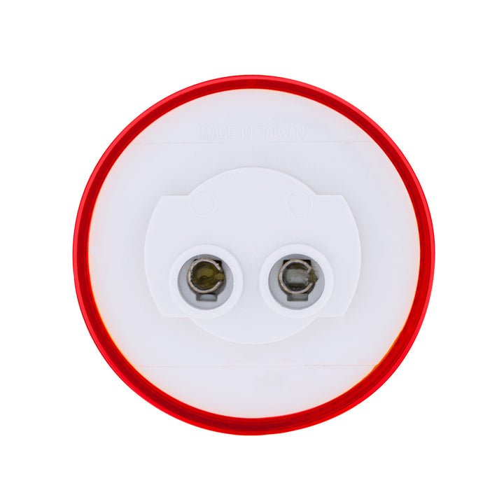 7 LED 2" Round Light (Clearance/Marker) - Red LED/Red Lens (Bulk)