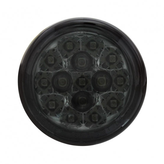 15 LED 2-3/8" Turn Signal Light For Harley Motorcycle - Amber LED/Smoke Lens