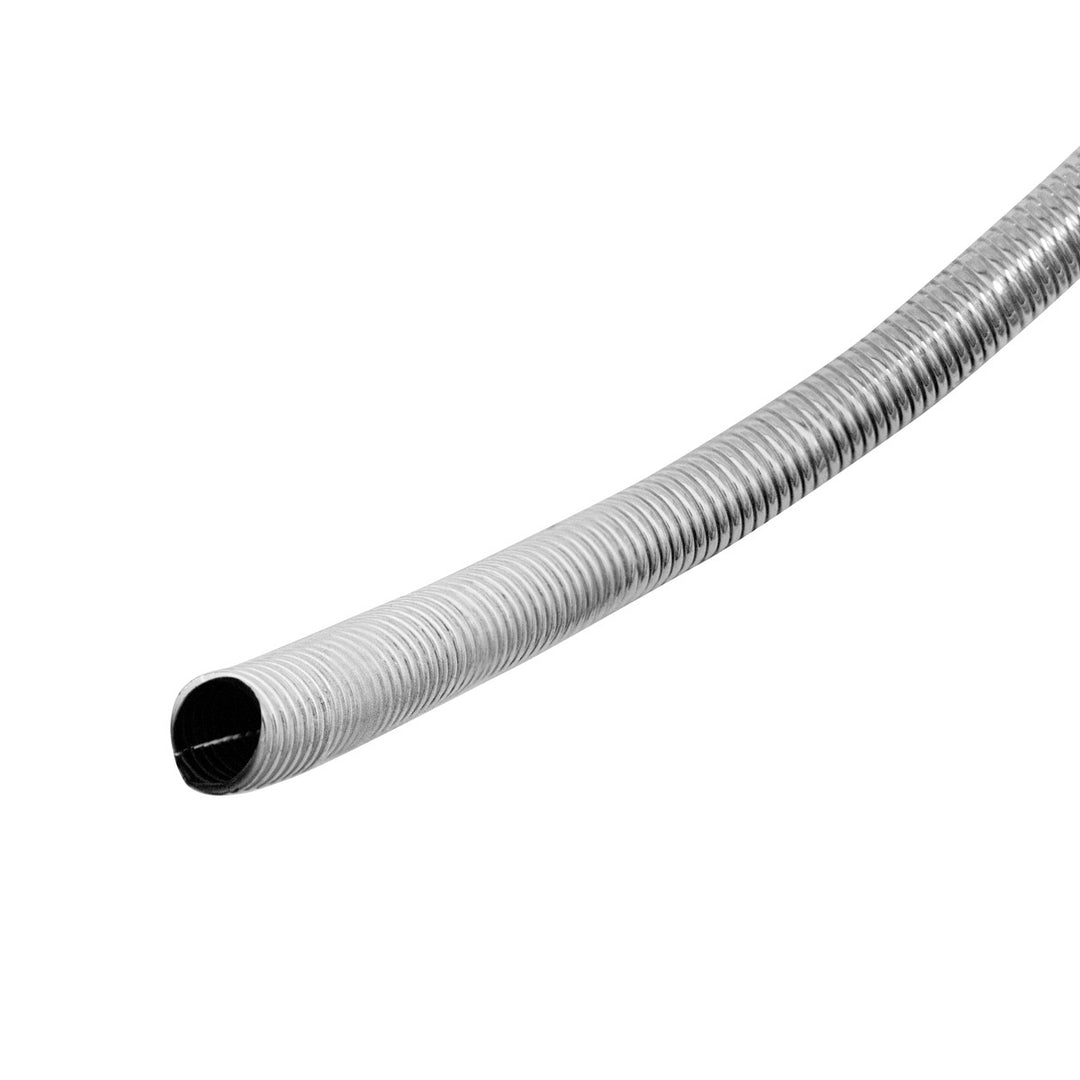 72" Long Chrome Wire Loom - 5/8" Diameter