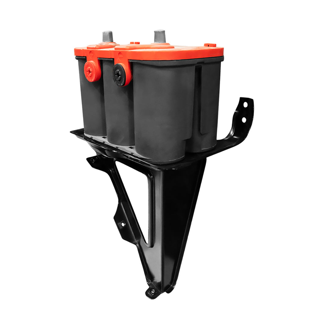 Black Auxiliary Battery Tray For 1981-87 Chevorlet &amp; GMC Truck