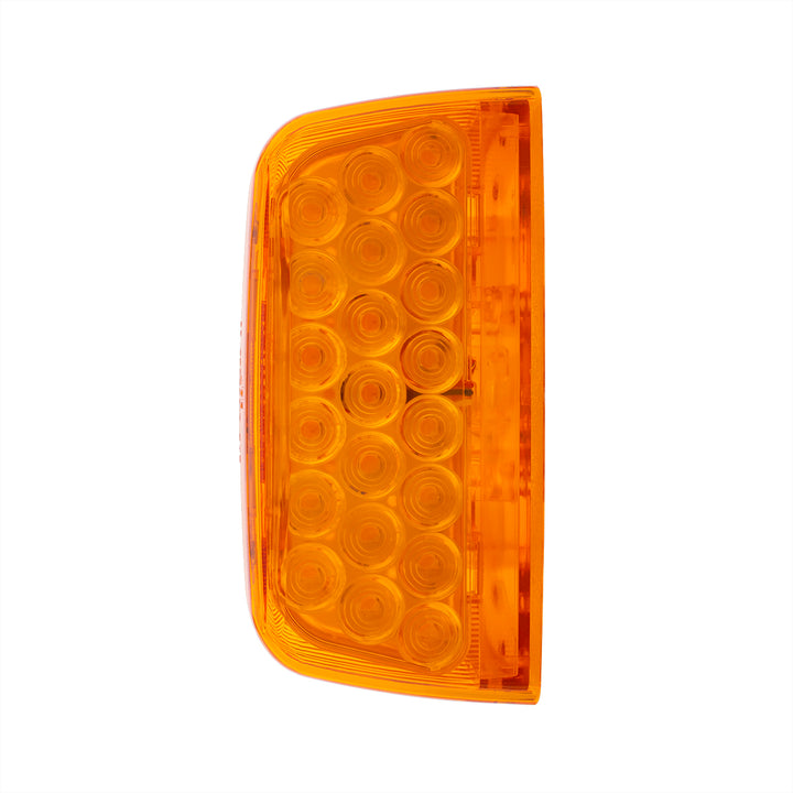 31 LED Turn Signal Light For 1987-2007 Peterbilt 379/378/357 - Amber LED/Amber Lens