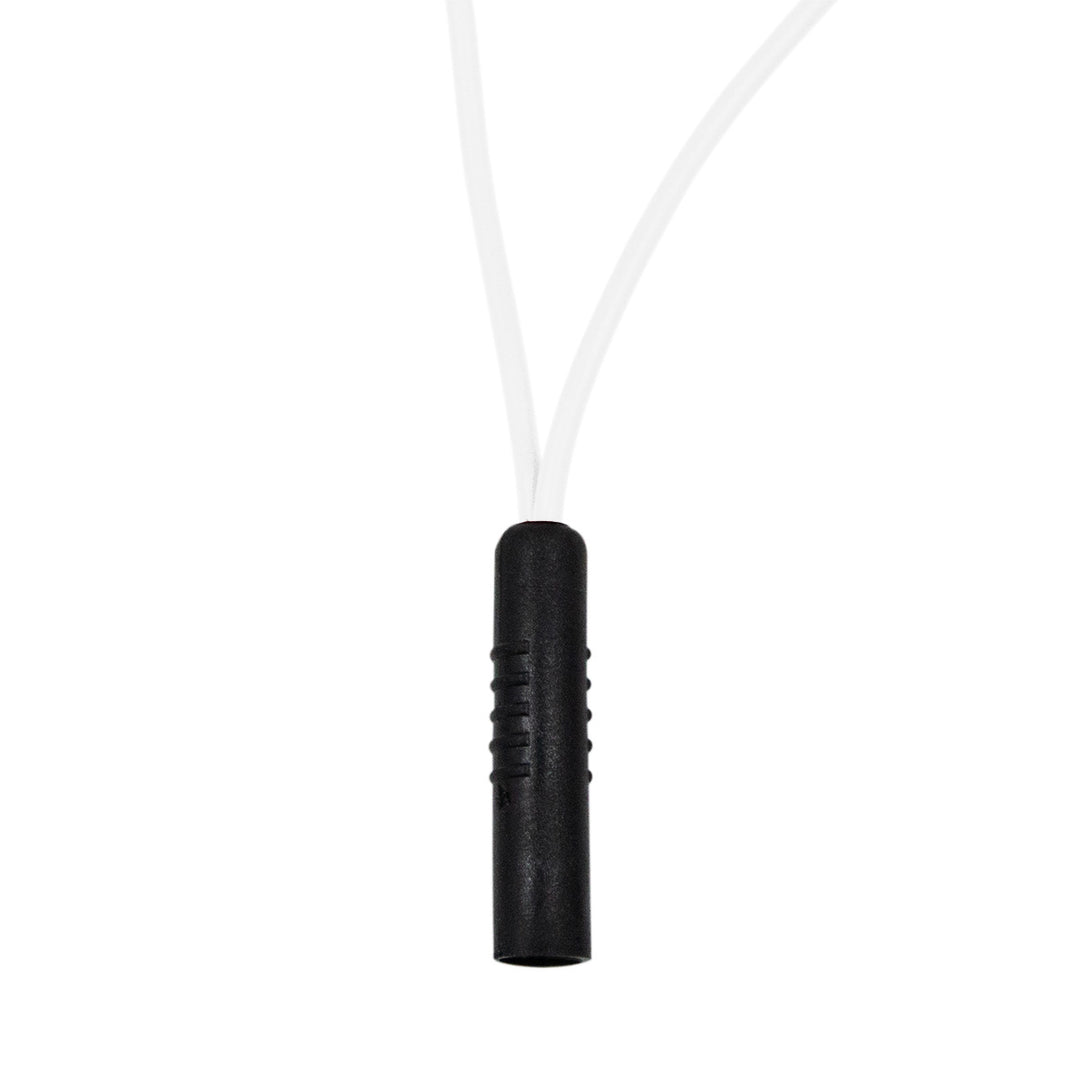 0.180" Bullet Receptacle White Wire Harness With 50 Plugs - 6" Lead (Bulk)