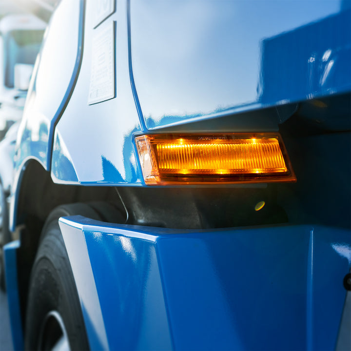 6 LED Amber Turn Signal Light For 2018-2025 Freightliner Cascadia - Passenger - Competition Series