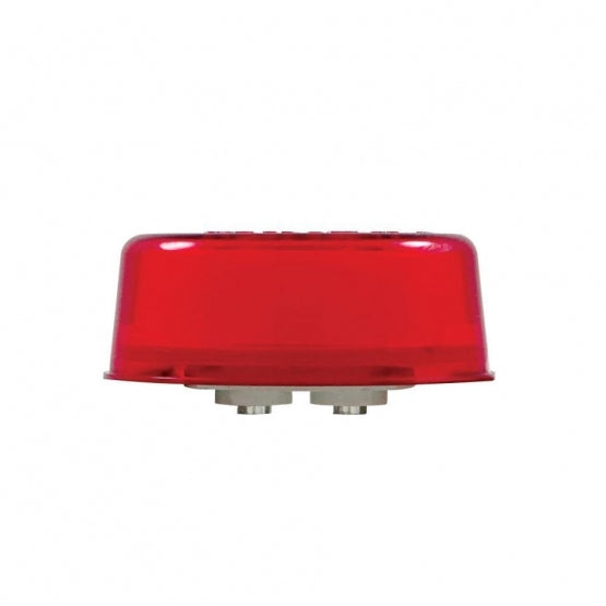 6 LED 2" Round GloLight (Clearance/Marker) - Red LED/Red Lens (Bulk)