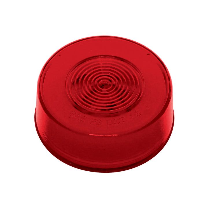 9 LED 2-1/2" Round GloLight (Clearance/Marker) - Red LED/Red Lens (Card)