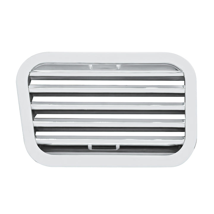 Chrome Plastic A/C Defroster Vent For 2006+ Kenworth W900/T800/T660/T600 - Driver