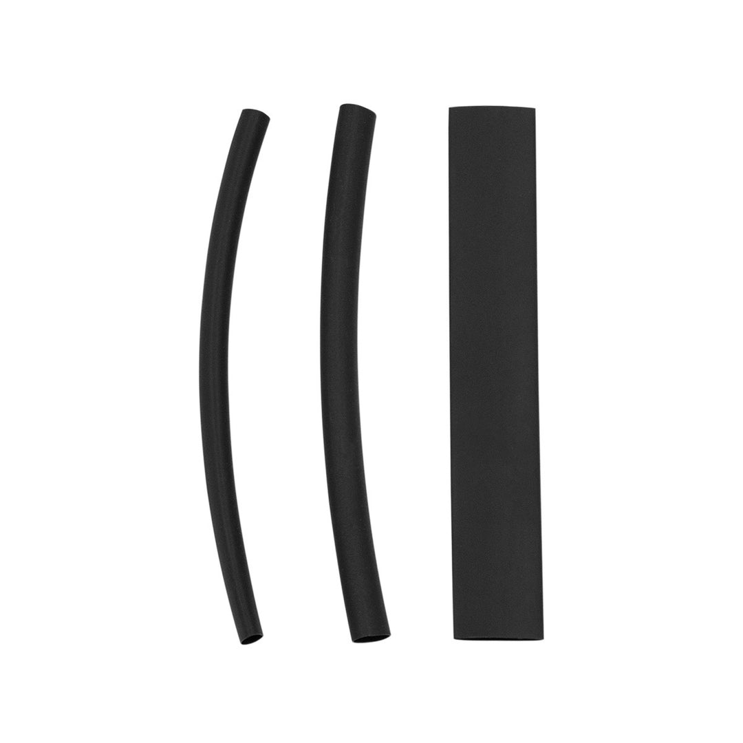 Assorted 3/16",1/4",3/8" Black Heat Shrink Tubing, 4" Long (8-Pack)