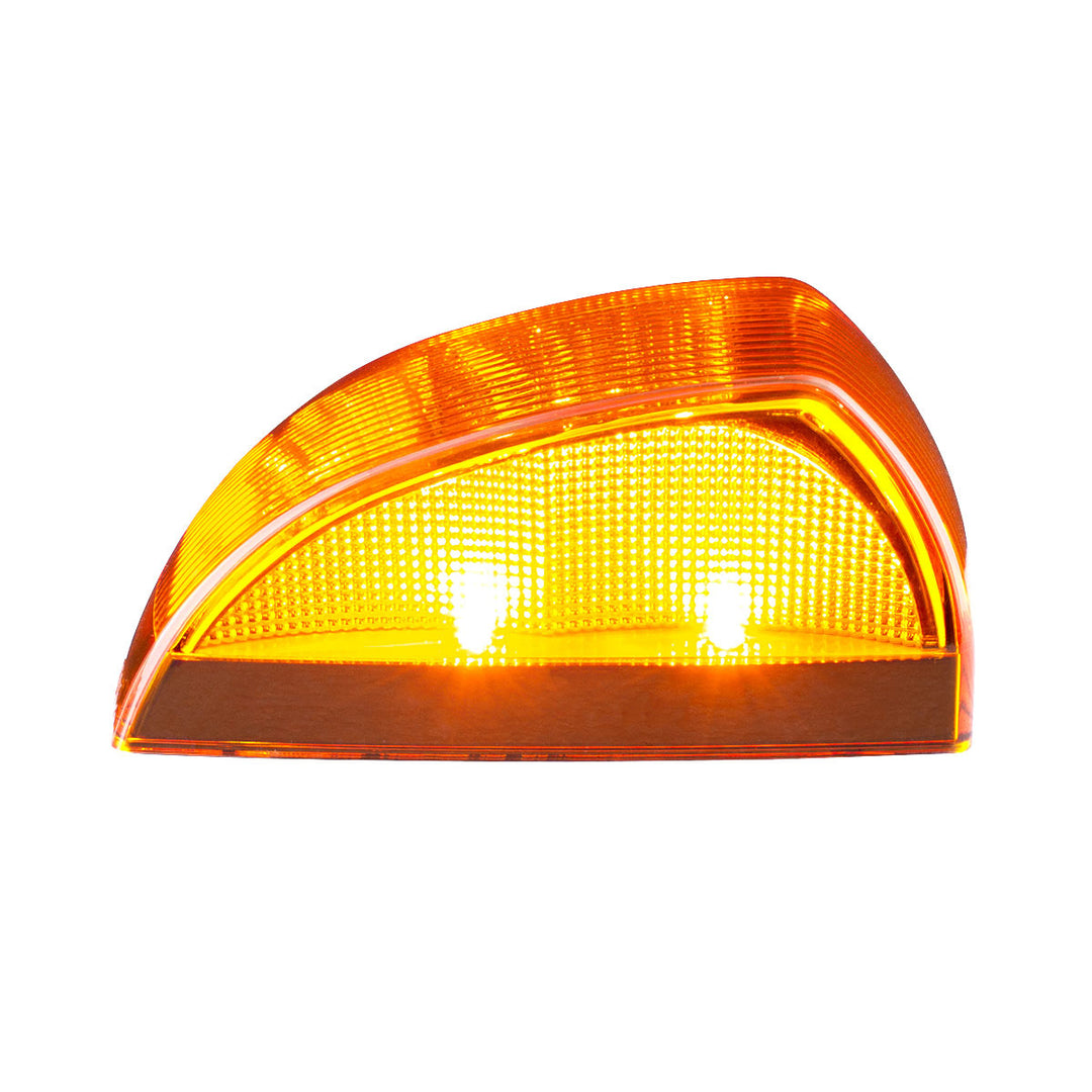 8 LED Cab Light For Freightliner M2 - Amber LED/Amber Lens