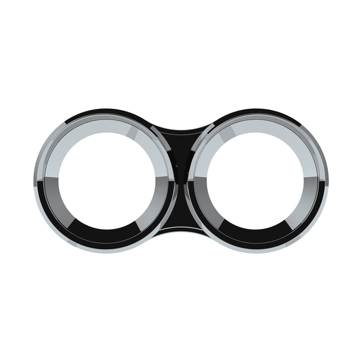 Small 2 Gauge Cluster Bezel With Visor For 2006+ Kenworth