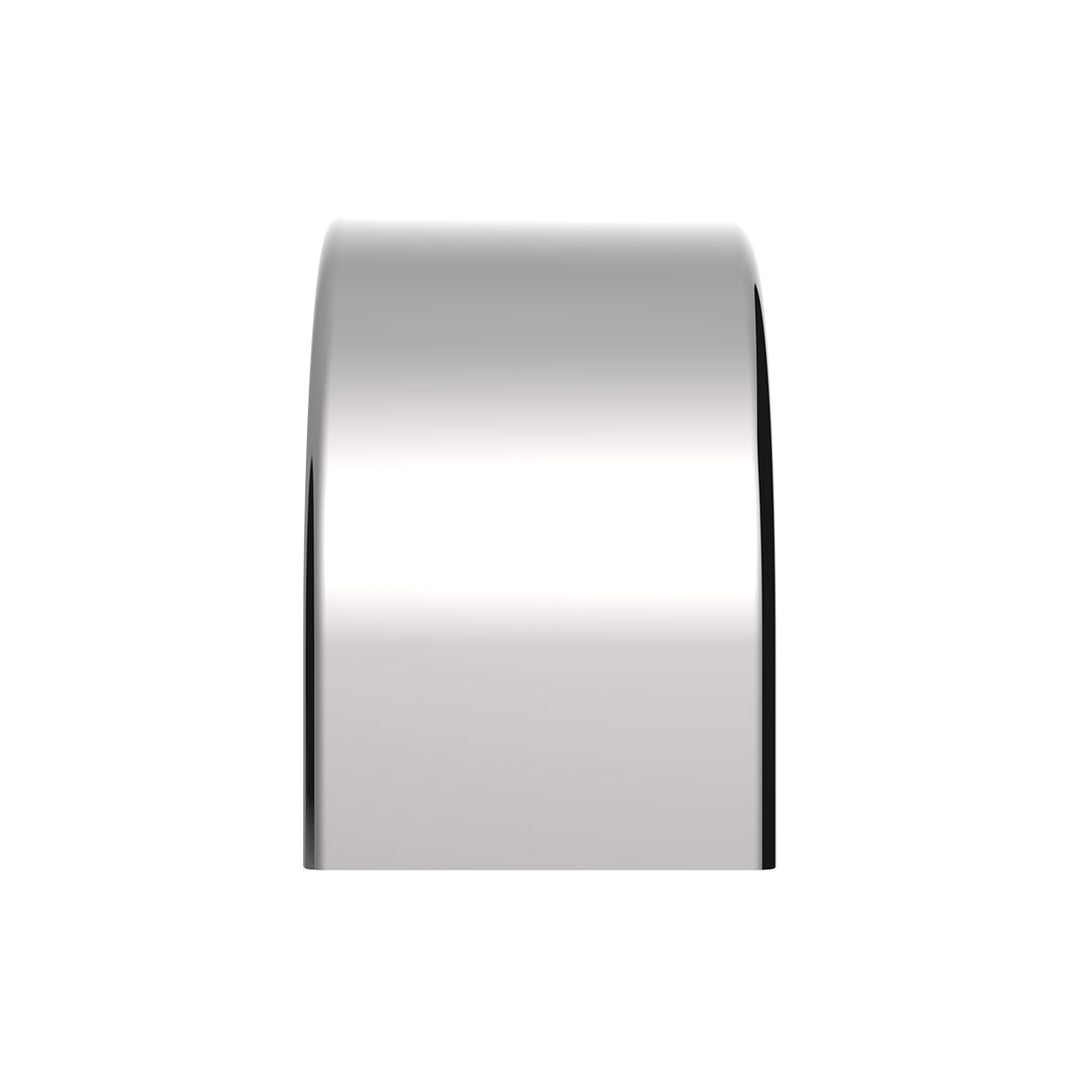 80" 430 Stainless Steel (16ga) Roll Formed Edge Smooth Half Fender/Long Drop - Stainless Steel Series (Pair)