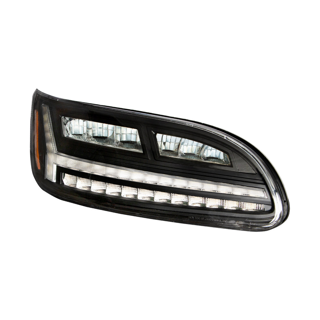 Blackout 6 LED Headlight For Peterbilt 386 (2006-2016) &amp; 387 (2000-2011) - Passenger
