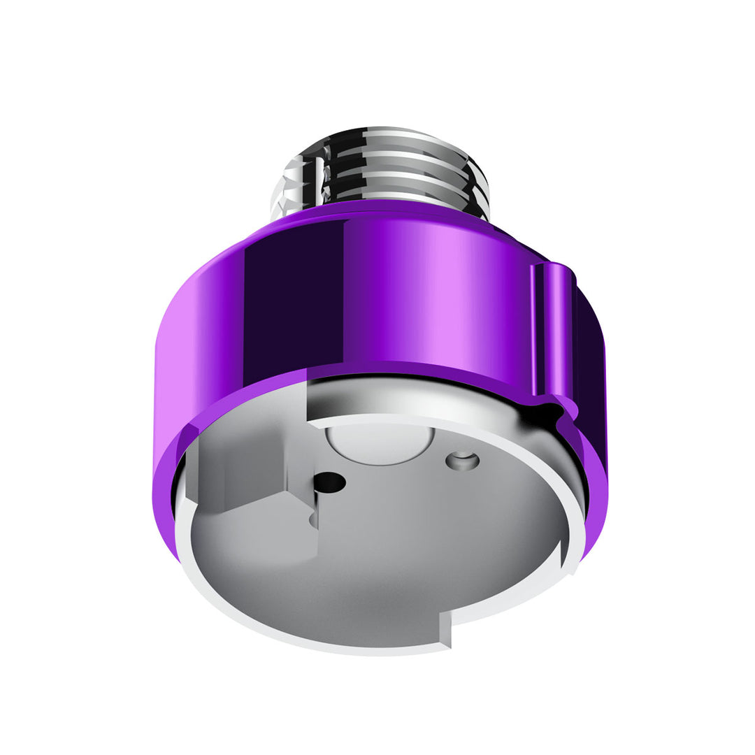 M30 x 3.5 Thread-On Gearshift Adapter W/LED Mount For Eaton - Fuller 9/10 Speed - Candy Purple