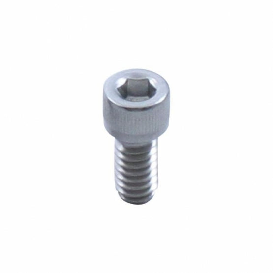 Chrome Plastic Socket Head Screw Caps For 1/4" Screw (10-Pack)