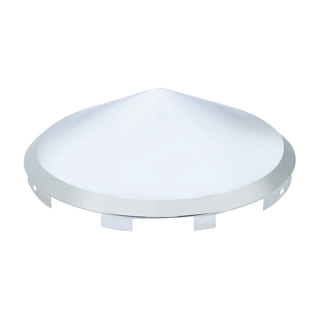 Universal Chrome Pointed Front Hubcap - 7/16" Lip