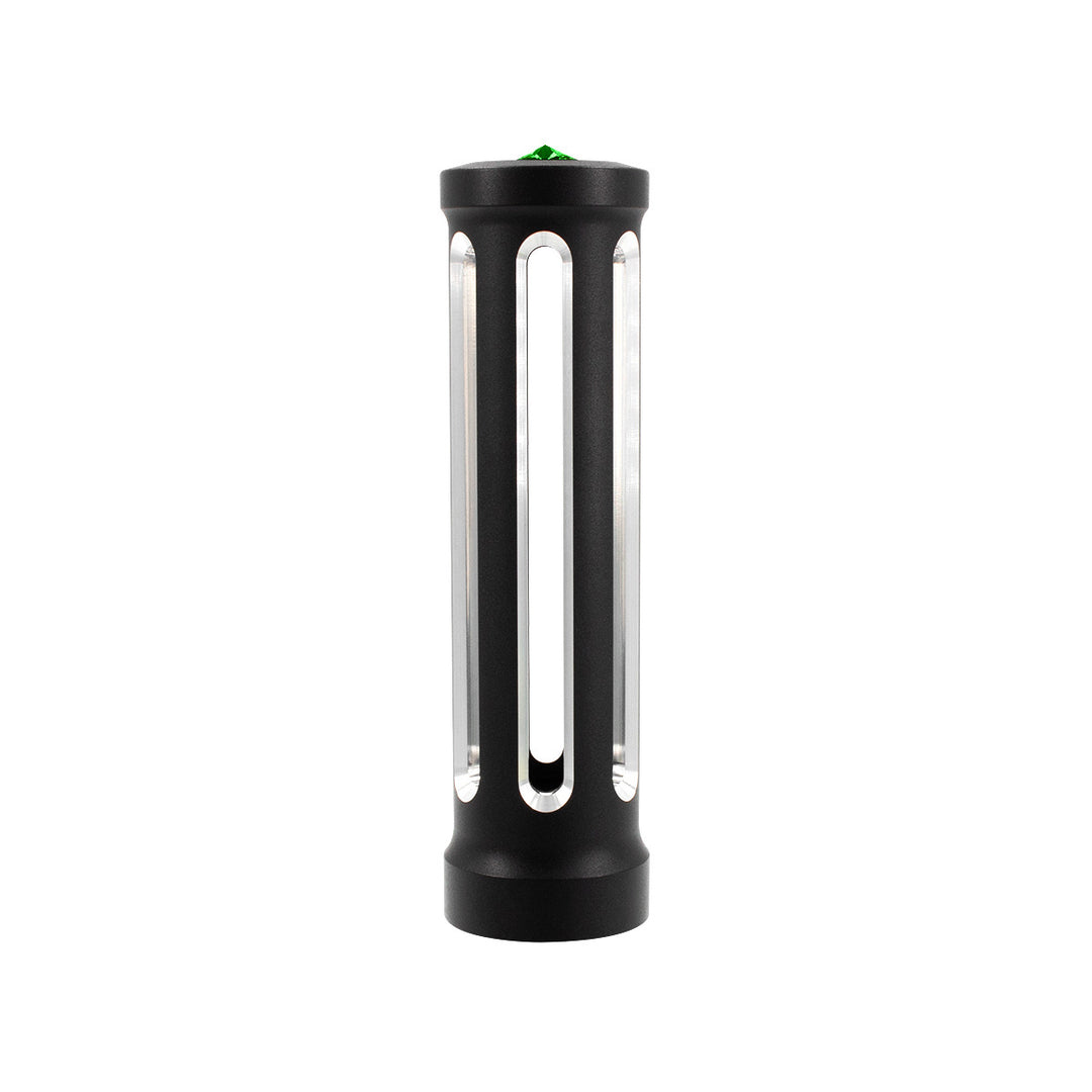 M30 x 3.5 Thread-On Sonoma Style Gearshift Knob - Dark Green Crystal/Matte Black