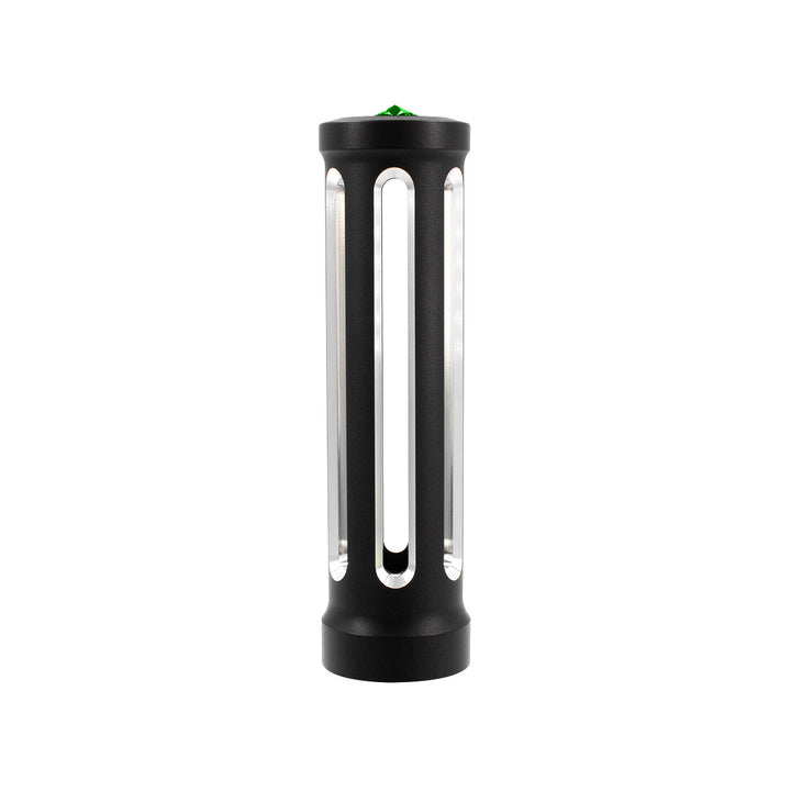 M30 x 3.5 Thread-On Sonoma Style Gearshift Knob - Dark Green Crystal/Matte Black