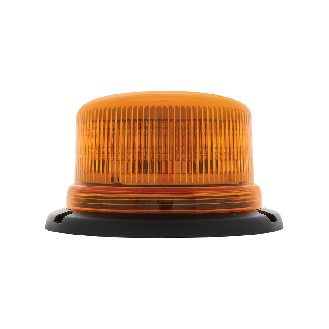 8 High Power LED Low Profile Beacon Light - Permanent Mount