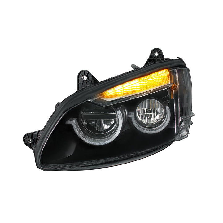 Blackout Full LED Headlight For 2008-2017 Kenworth T660 - Driver