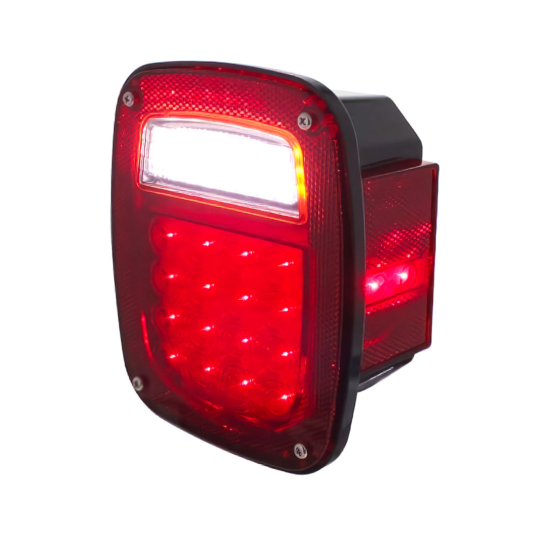 LED Universal Combination Tail Light Without License Light &amp; Side Marker (Bulk)