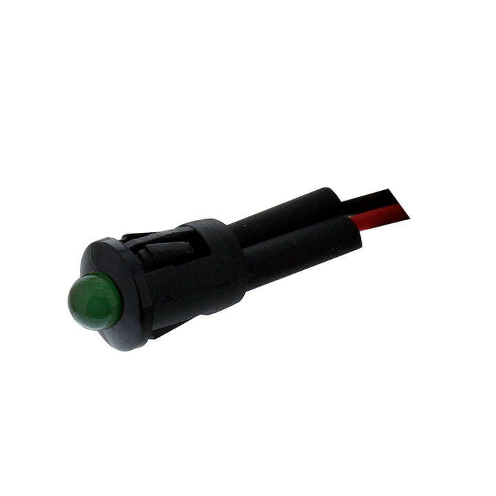 Single LED Snap - In Indicator Light - Green (Bulk)