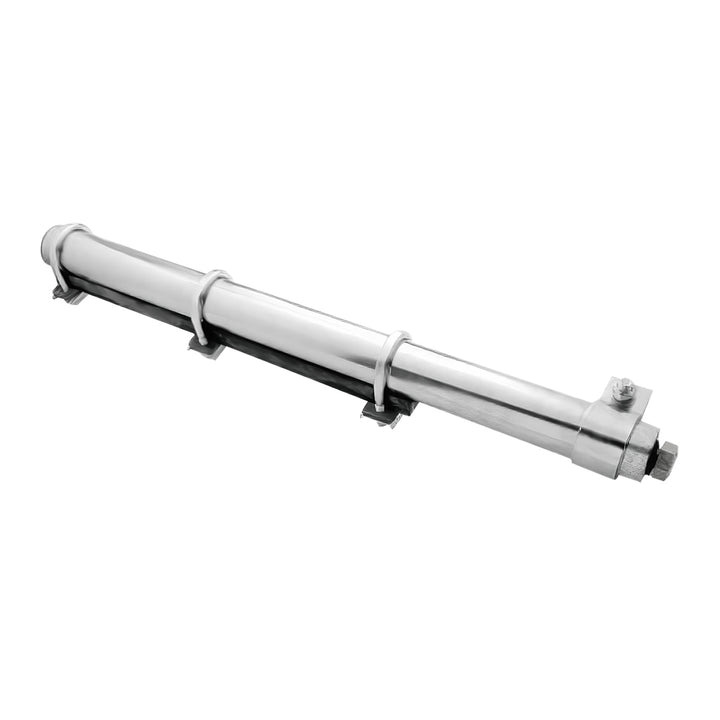 Deluxe Stainless Quarter Fender Bracket - 2" Tube/U - Clamps (Pair)