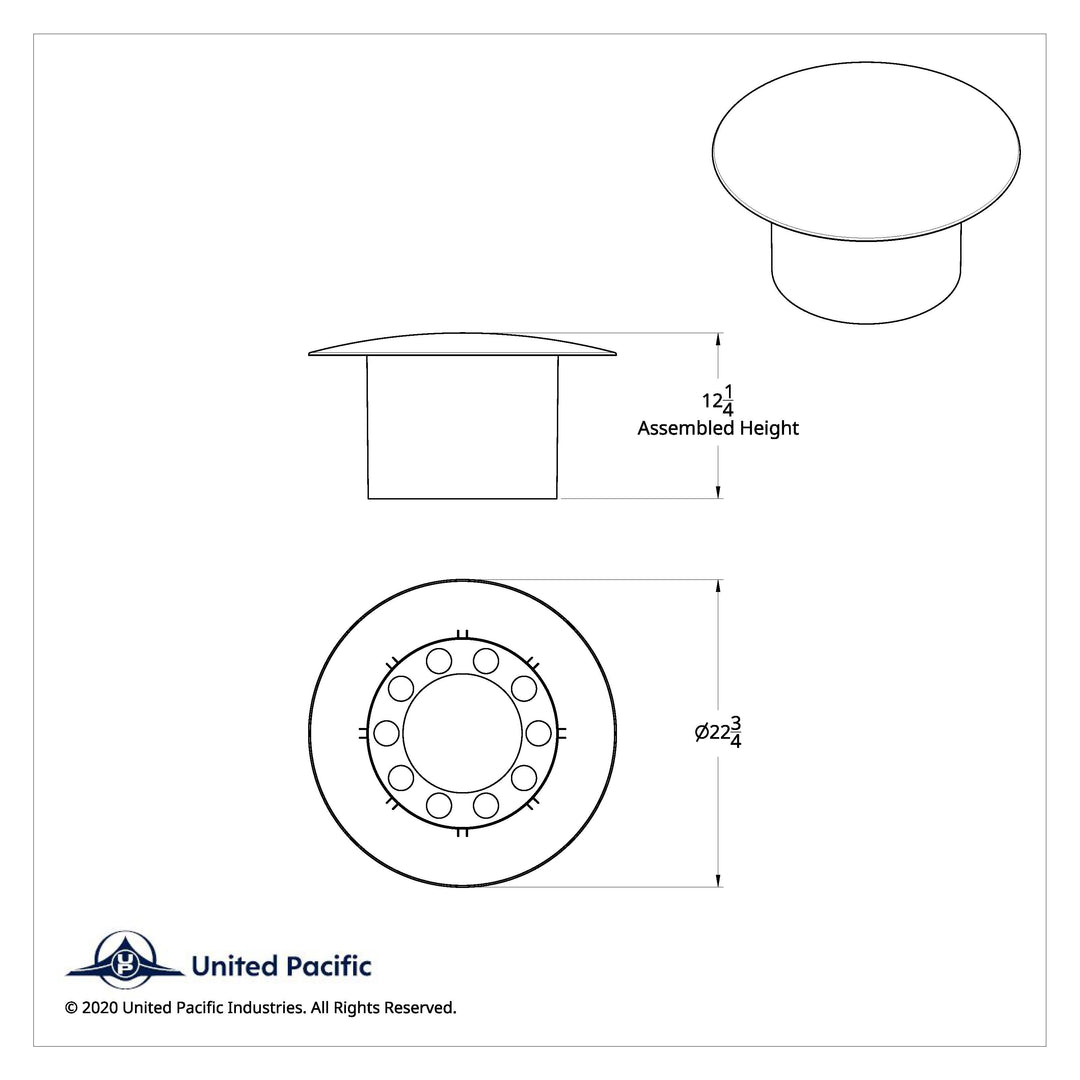 Aero Full - Moon Rear Axle Cover Kit - Indigo Blue