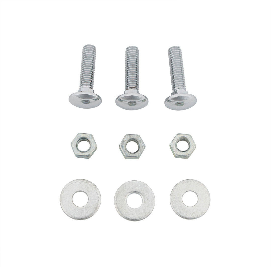 4" x 24" Chrome Kwopper Bottom Mud Flap Plate - Bolt Thru