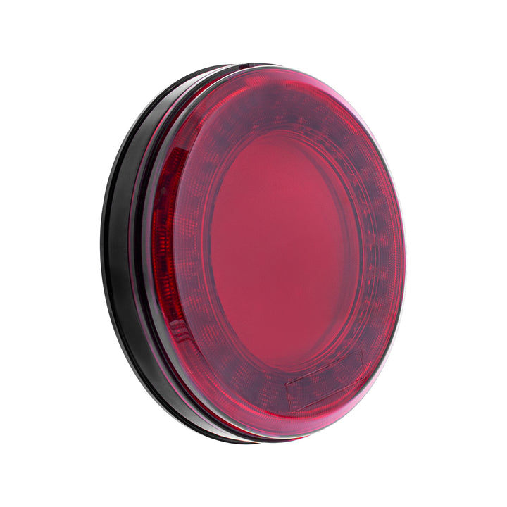 33 LED 4" Round Lumos Light S - Series (Stop, Turn &amp; Tail) - Red LED/Red Lens