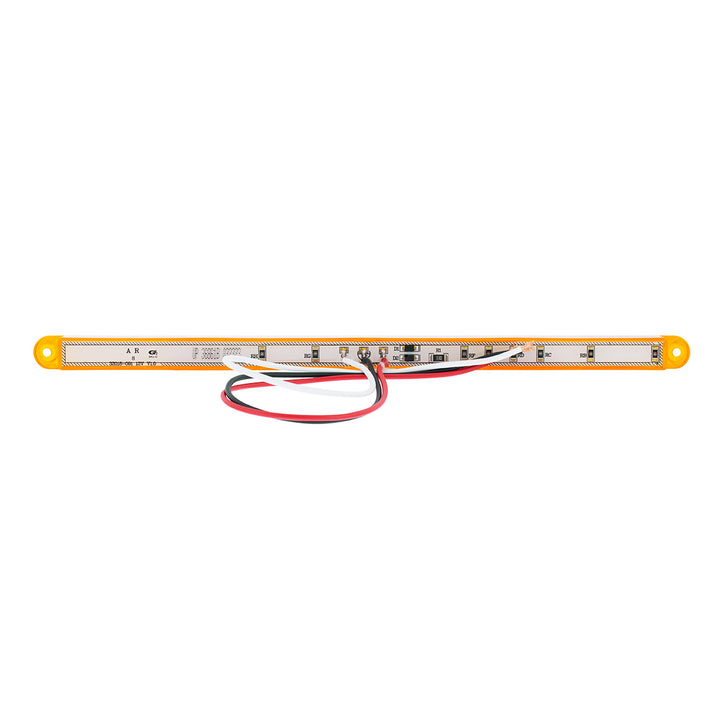 24 LED Dual Function 12" GloLight Bar (Turn Signal) - Amber LED &amp; Lens (Card)