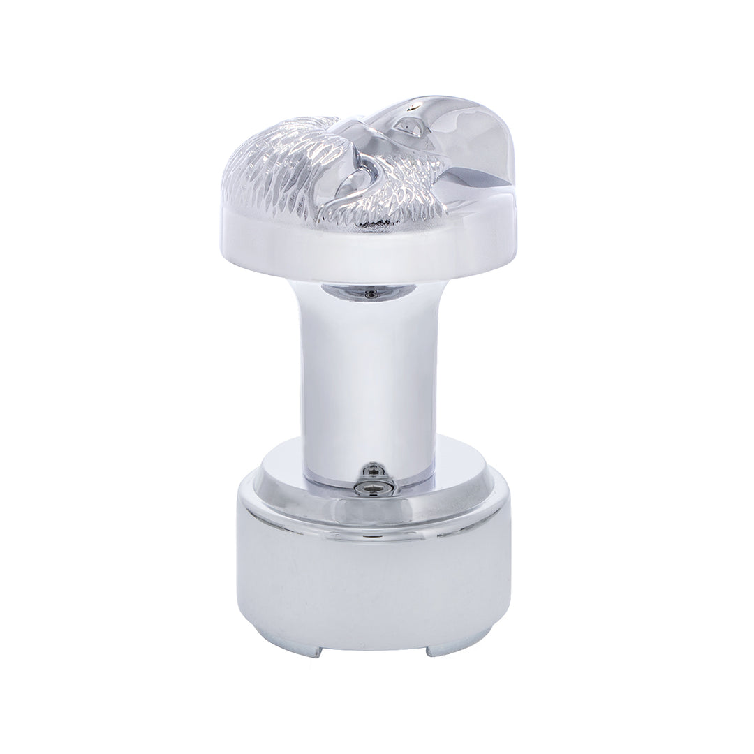 Eagle Thread-On Shift Knob &amp; Adapter For Eaton Fuller Style 9/10 Shifter - Chrome