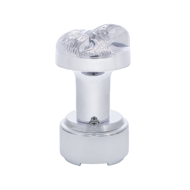 Eagle Thread-On Shift Knob &amp; Adapter For Eaton Fuller Style 9/10 Shifter - Chrome