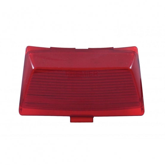 8 LED Fender Tip Light For Harley Motorcycle - Red LED/Red Lens (Bulk)