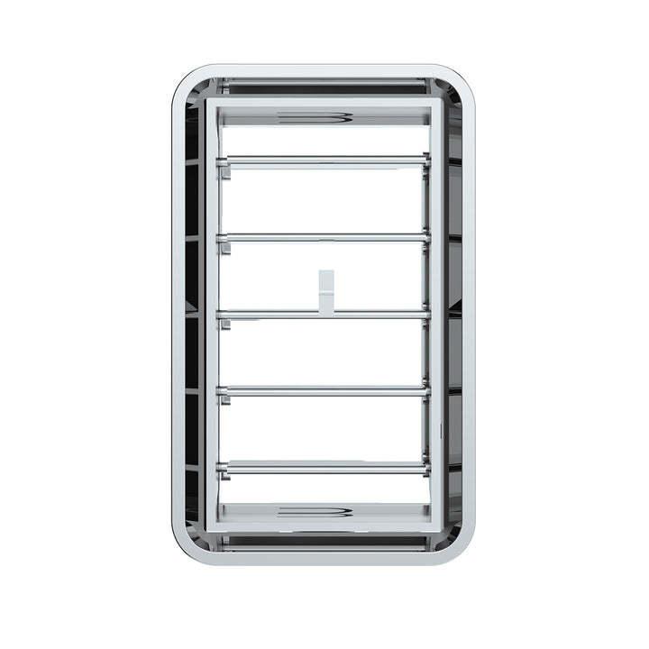 Chrome Plastic A/C Vent For 1989-2010 Freightliner FLD/Classic - Center Dash